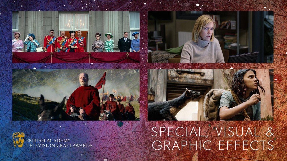 UKScreenAlln's tweet photo. The @BAFTA Television Craft Awards will be streaming online tonight - Good luck to all of the fantastically talented teams from our members nominated in the Special, Visual & Graphic Effects category! #BAFTATV
View nominees: https://t.co/cS7FRcr2s3
#VFX #SpecialVisualEffects https://t.co/wxGvDgXqJO