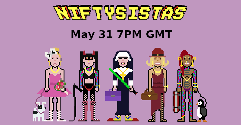 🚨 Giveaway! Win a Niftysista with a single digit ID🚨

Requirements:
1. Retweet and like this tweet
2. Follow us

Winner will be picked May 28, 7PM GMT.

Check our roadmap: medium.com/@niftydudes/ro…

Join our Discord:
discord.com/invite/ARk2j9A…
