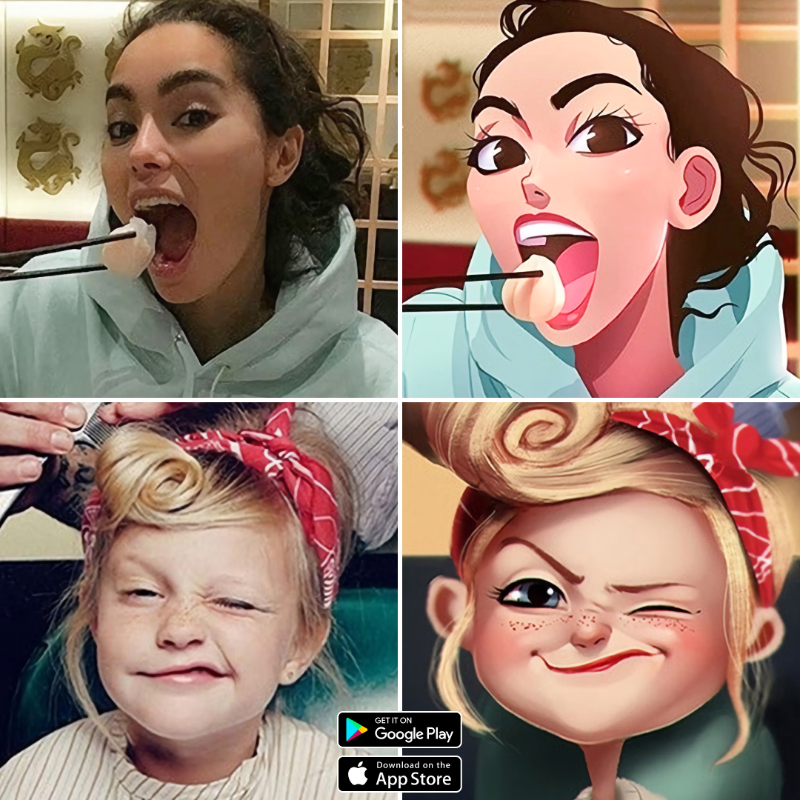 protect_ua's tweet photo. Change Your Face to Cartoon 🤩