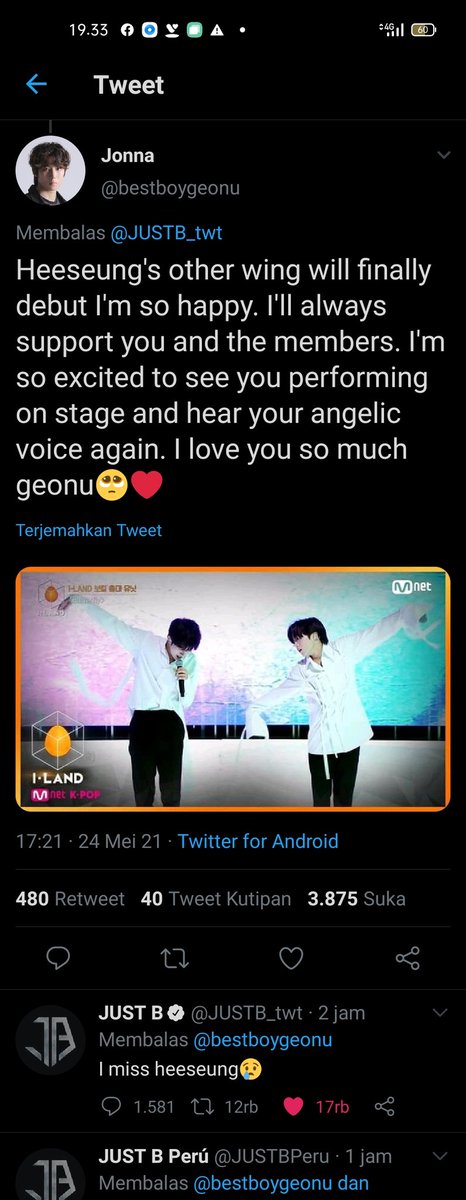 Eyinn11's tweet photo. It's not only you who miss, we eggies also miss you two 😣🥺@bestboygeonu @JUSTB_twt https://t.co/SK6PRsOeGG