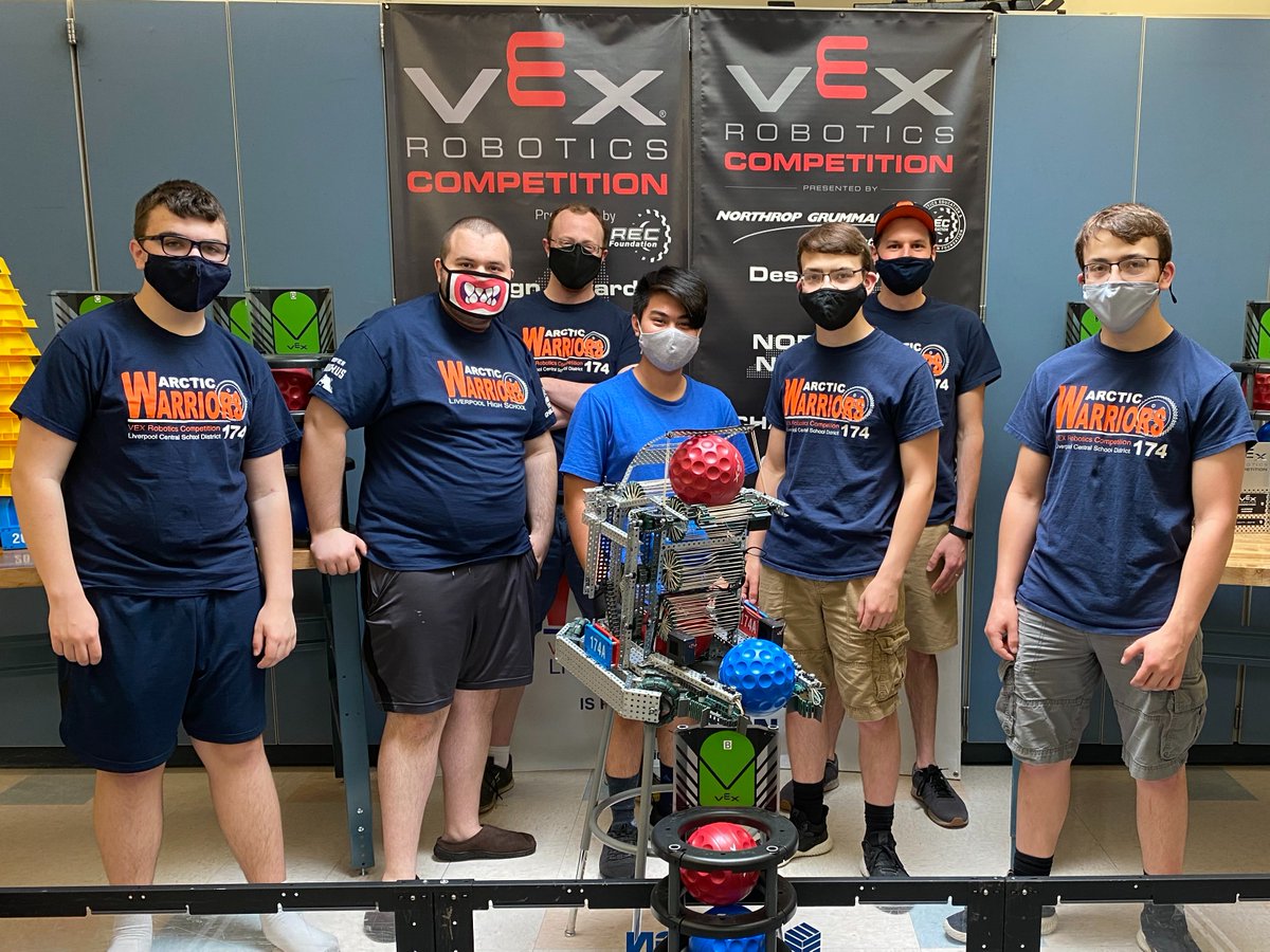 StarkeInd's tweet image. Words cannot express how proud I am of @team174robots this year. @VEXRobotics @REC_Foundation World Championship Quarterfinalists &amp;amp; NYS Design Award for our @LiverpoolCSDNY students. We are so proud of our students during an unprecedented year! #LiverpoolLeads #STEM #LPoolVex
