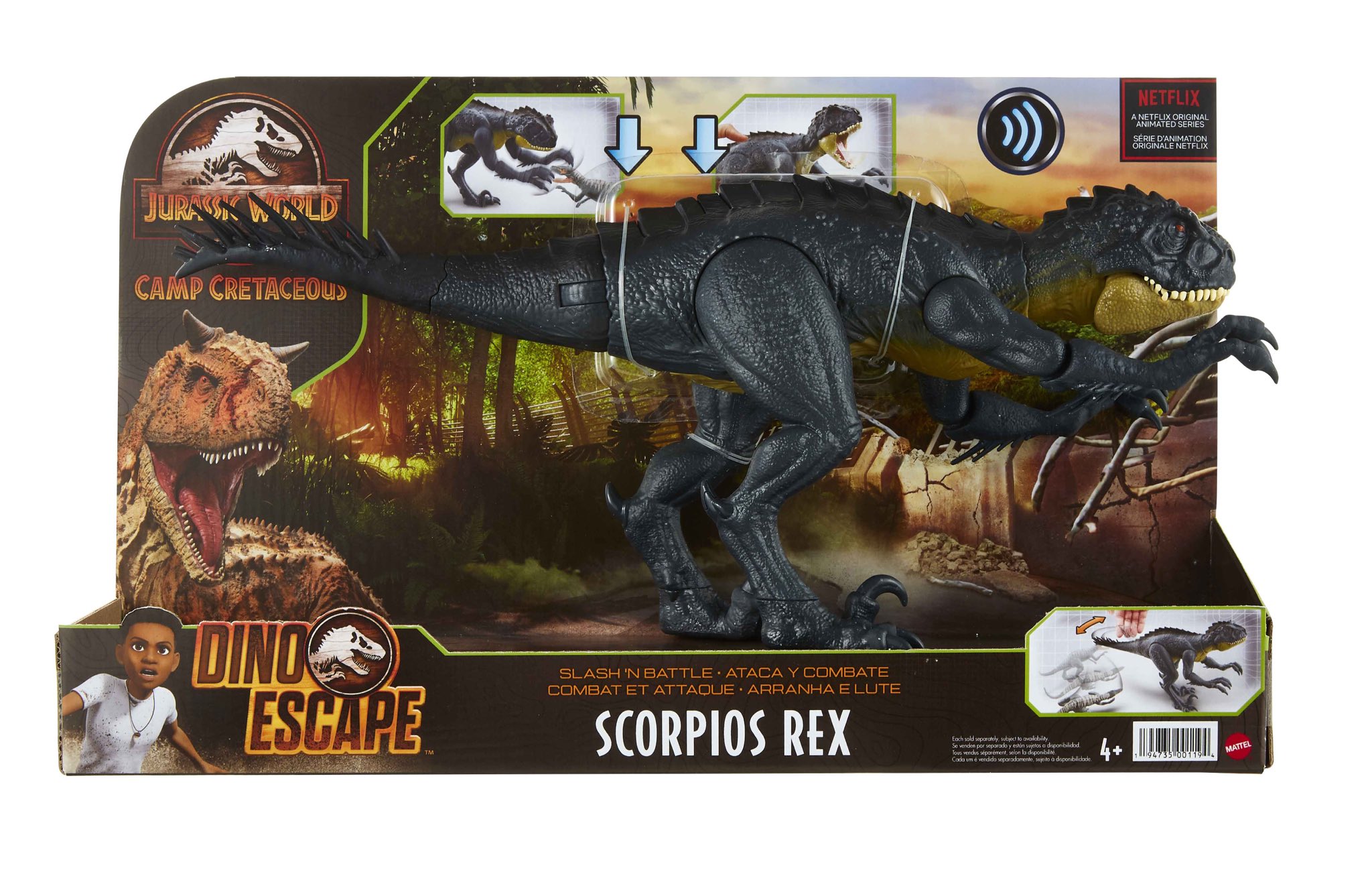 Dinosaure Vélociraptor Attaque Ultime - Jurassic World Mattel