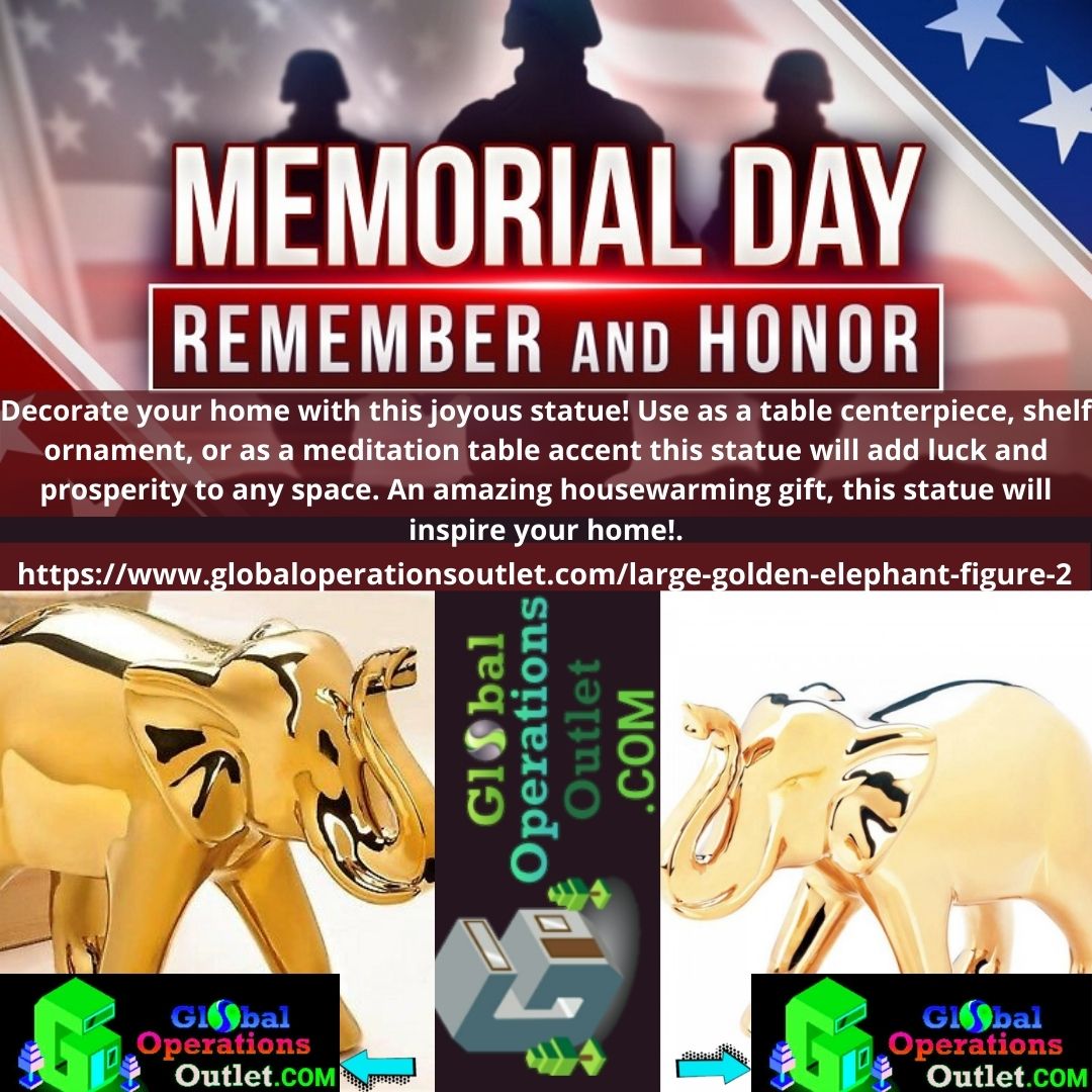 GlobalOpsOutlet's tweet image. Decorate your home with this joyous statue! Use as a table centerpiece, shelf ornament, or as a meditation table accent. This statue will add luck and prosperity to any space. An amazing housewarming gift, this statue will inspire your home!.

globaloperationsoutlet.com/large-golden-e…