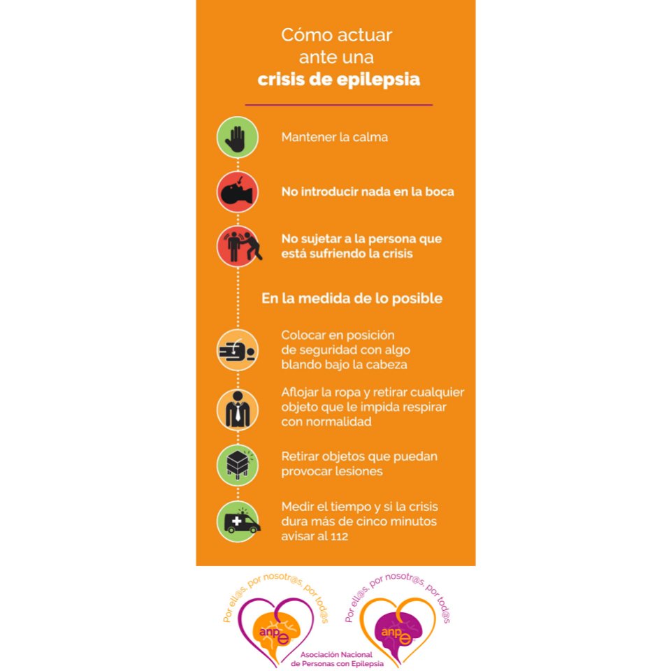 AnpeEpilepsia's tweet photo. ¿Sabrías actuar ante una crisis epiléptica? Hoy es un buen momento para ponerse al día con esta #infografia

#DiaNacionalDeLaEpilepsia #SalirdelaSombra #NOESTASOLO #InformateparaEntender #EducaciónlaColumnaVertebraldeunPais #lalenguanosetraga #anpeepilepsia https://t.co/nJOu66ELA9