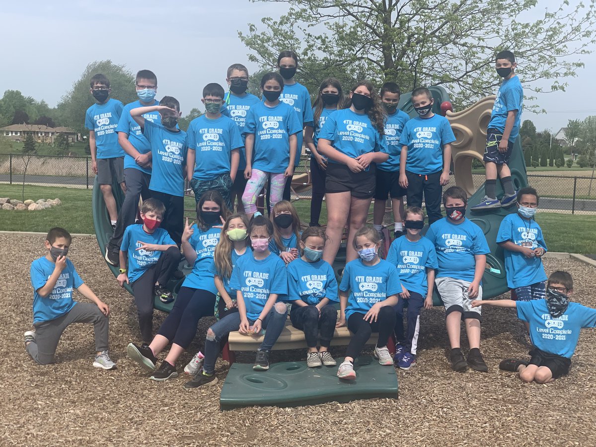 les_dsc's tweet photo. Thank you to everyone that participated in our N.I.C.K. Spirit Days! Here's Ms. Mitchell's class participating in Class Color Day! LES raised $818.04 for the Northwest Indiana Cancer Kids Foundation. https://t.co/xtxwu80bIY