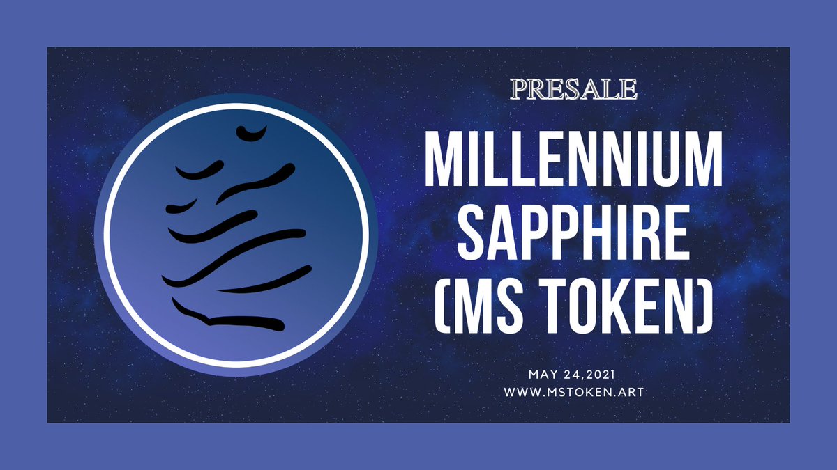 레이븐코인의 최초 예술품 STO 프로젝트인 밀레니엄 사파이어 토큰 판매가 시작 되었습니다. $rvn #ravencoin  @rvn_foundation @Ravencoin