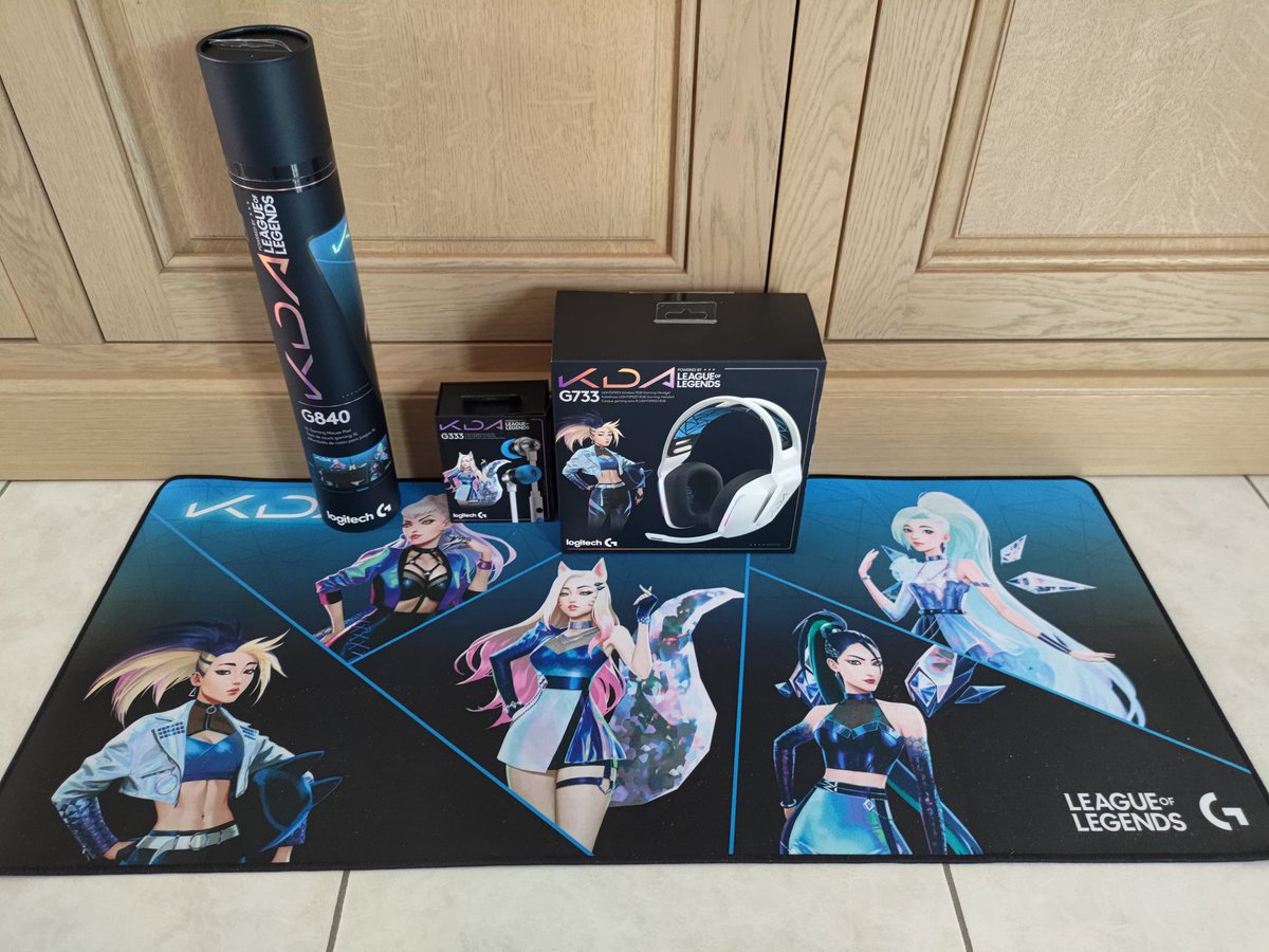 Thank you <a href="/LogitechGUK/">Logitech G UK</a> @Vexed_gg for the amazing products! Definitely an upgrade to my old equips. Now I have KDA outside of the game aswell 😍