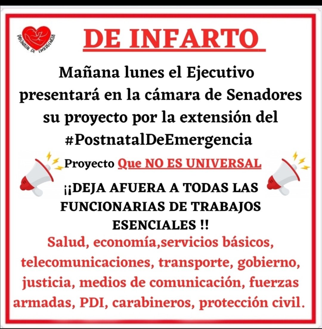 #extensionpostnataldeemergemcia
#postnataldeemergenciauniversal
#90diasnosonsuficientes