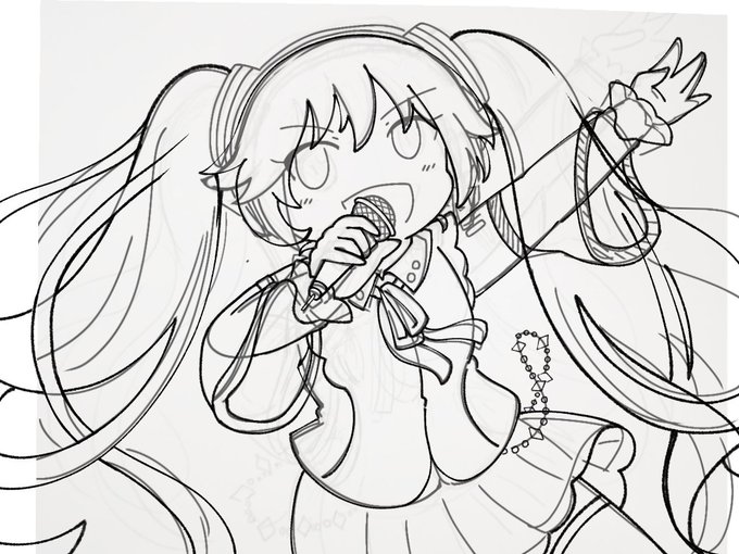 配信で描いてました!
1週間じっくり仕上げていきます 