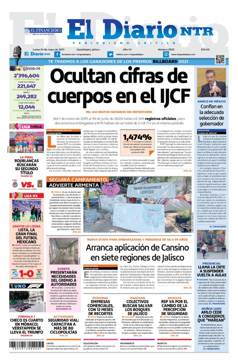 cabanillas75's tweet photo. @sonia_ssi revela que cifras dadas a conocer @forensesjalisco no coinciden con sus informes internos. El #PPFI indica que del 1 de enero de 2019 al 10 de junio de 2020 había 1,269 registros; sin embargo, documentos entregados a @NTRGuadalajara hablan de 2,713 (mismo periodo) https://t.co/xC1jxRRb31