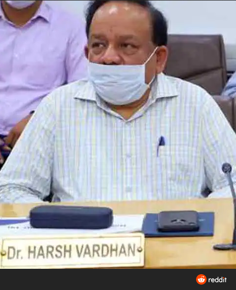 TheERDoctor's tweet photo. He is the Health Minister of India https://t.co/p1YsMtg5Eb