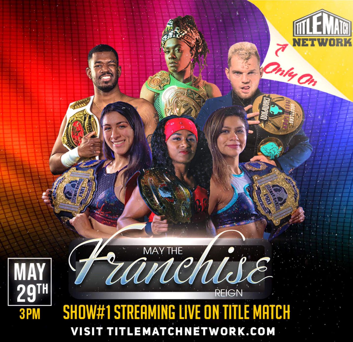 Battleclubpro's tweet photo. 🚨 #MondayMotivaton 🚨

FOR THE FIRST TIME EVER! 

Live ONLY ON @TitleMatchWN 

Part 1 of the epic 2 part event
👑May The Franchise Reign👑

Will be streaming to the world! 

Go to https://t.co/CB5dGLykrl or get the app! https://t.co/l4CuPHiOHK