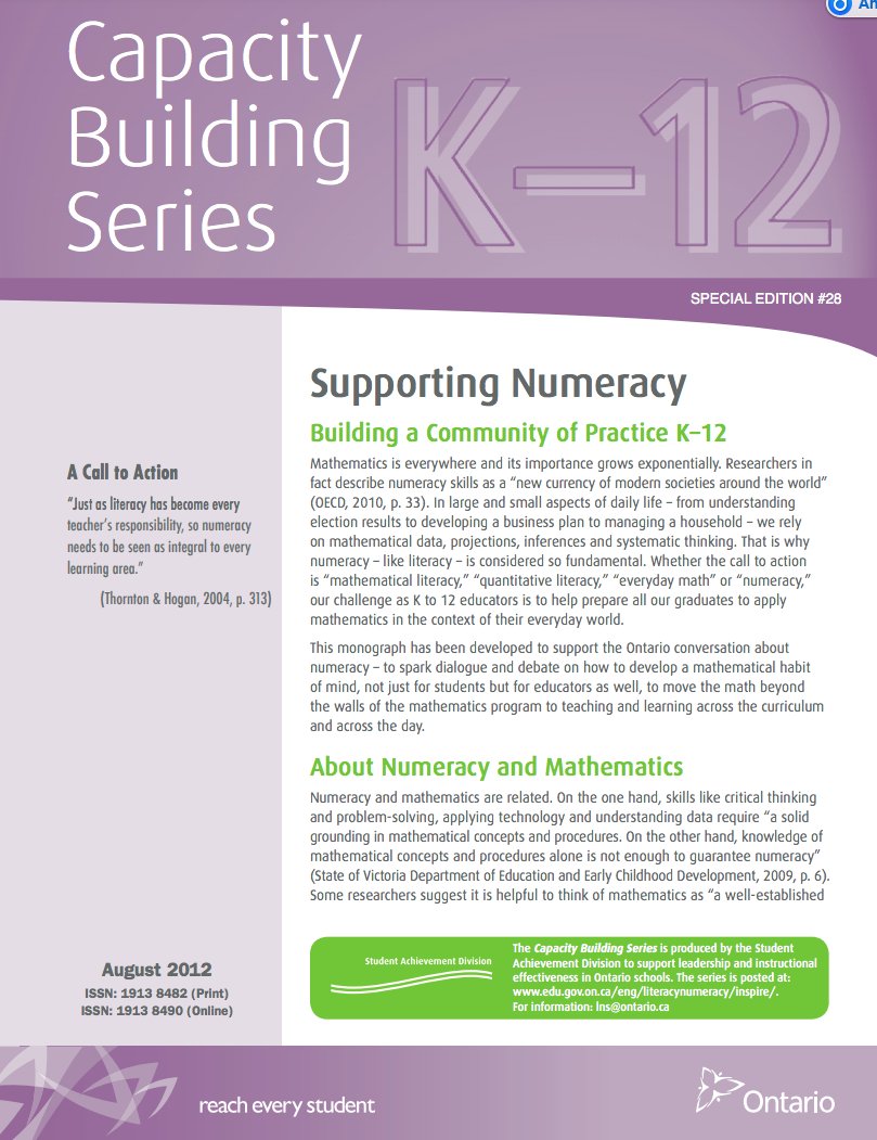 TLX_ED's tweet image. Numeracy skills as a &quot;new currency of modern societies around the world&quot; thelearningexchange.ca/wp-content/upl…