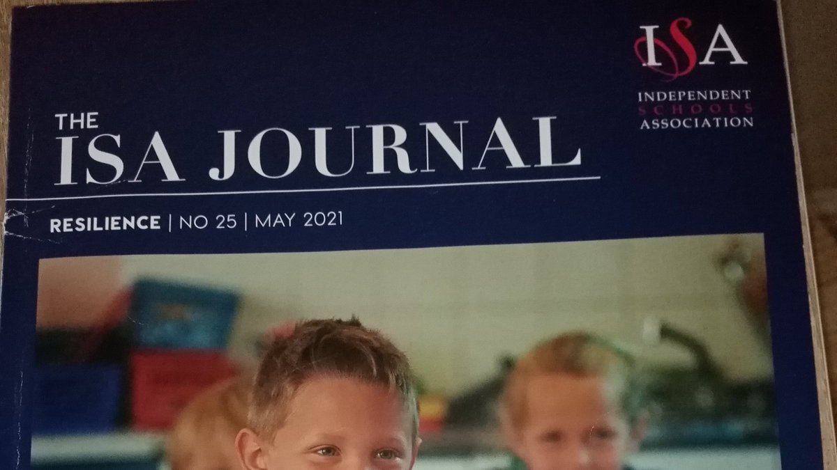 What an honour to contribute to the @isaschools  Journal this month! We all know how hard it's been for students throughout this year but what about staff? Read more here isaschools.org.uk/the-isa-journal

#staffwellbeing #mentalhealth #resilience #cultureofwellbeing #education