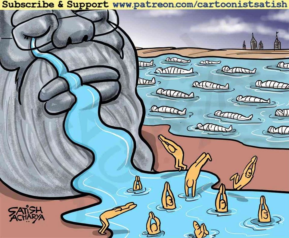dan1shaslam's tweet photo. Crocodile tears run deep.
via @satishacharya
#ModiCrying https://t.co/6tkM9o4HQX