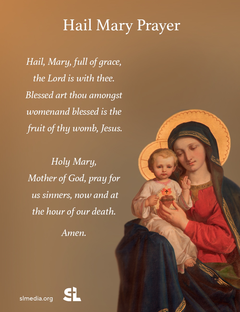 Mary Mother Of God Praying
