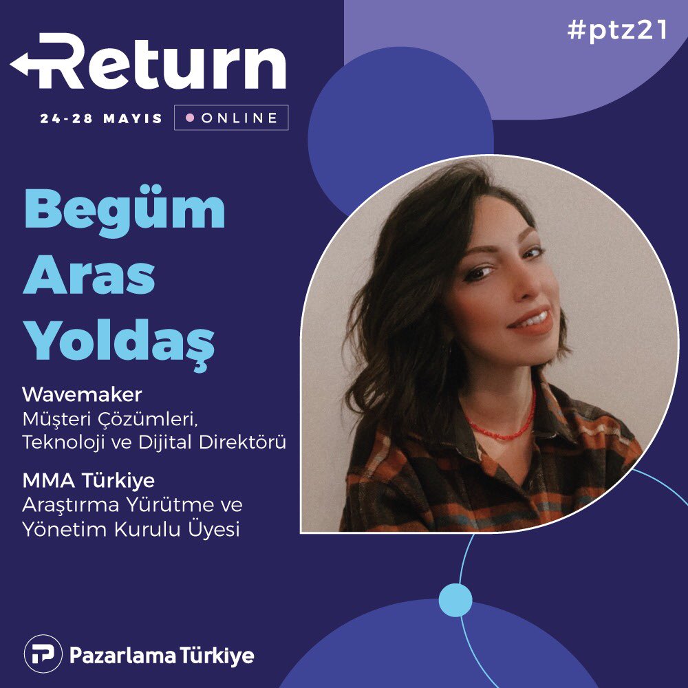 Wavemaker Müşteri Çözümleri, Teknoloji ve Dijital Direktörü Begüm Aras Yoldaş , 24-28 Mayıs tarihlerinde Pazarlama Türkiye Zirvesinde olacak!

Kayıt olmak için: lnkd.in/d9f3Ym3 
@pazarlamaturkiye <a href="/mmaturkiye/">mmaturkiye</a>