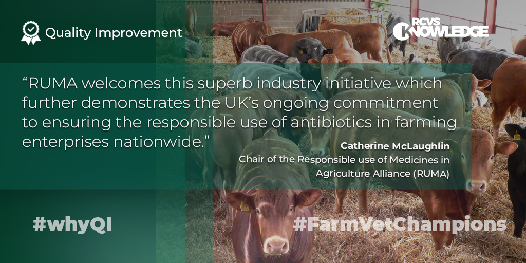 The new #FarmVetChampions initiative will further support <a href="/RUMA_UK/">RUMA Alliance</a> in its efforts to promote highest standards of #foodsafety, #animalhealth and #animalwelfare in the UK #livestock industry #AMR #OneHealth