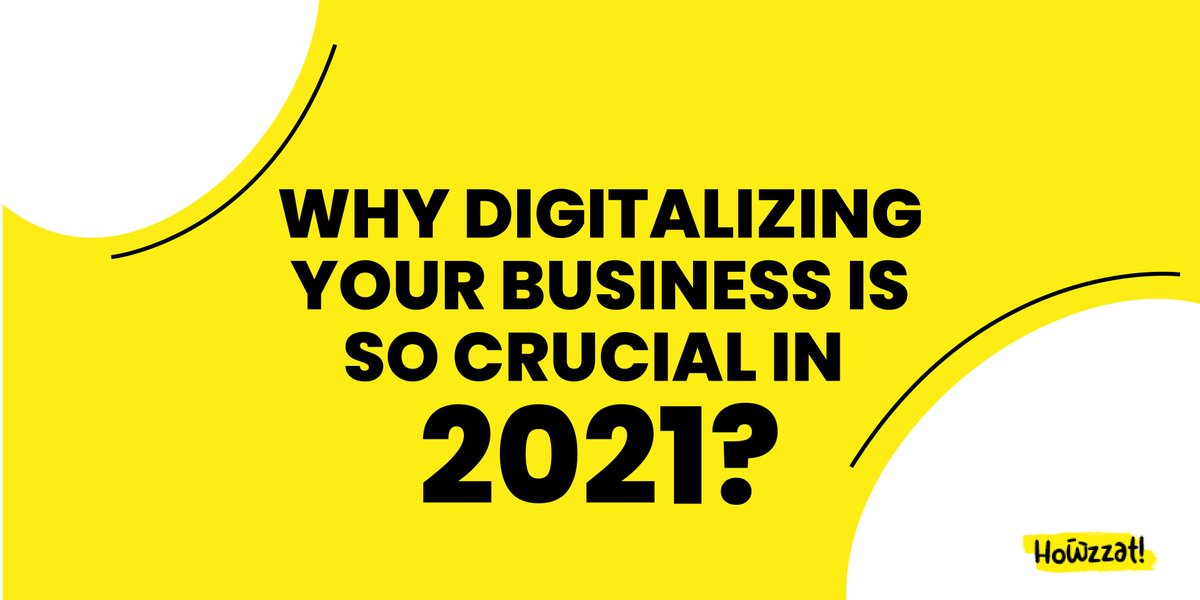 Why Digitalizing Your Business Is Crucial In 2021?

Learn more about it : bit.ly/3hQ2CA6
Visit our website: howzzat.co
Inbox us for any query

#digitalmarketing #marketing #socialmediamarketing #socialmedia #business #seo #onlinemarketing #digitaladvertising