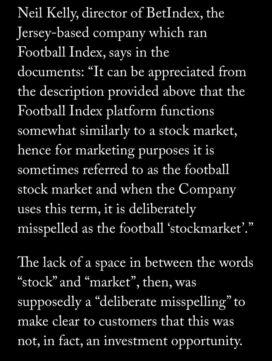 mattzarb's tweet image. This has to rank among one of the worst excuses I have ever seen

From today’s @josephmdurso’s write up on the latest #FootballIndex update theathletic.com/2607345/2021/0…