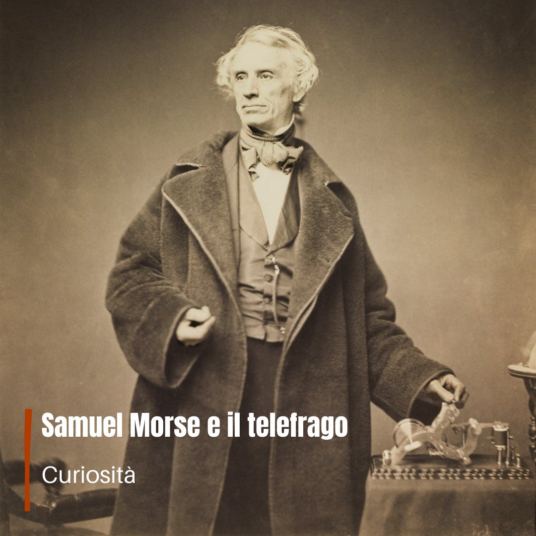 FutureBrain3's tweet photo. #AccaddeOggi: il #24maggio del 1844 veniva inviato il primo messaggio in #codiceMorse, invenzione degli americani #SamuelMorse e #AlfredVail. Il messaggio venne inviato lungo la prima linea telegrafica, quella tra #Baltimora e #Washington. https://t.co/mu9nrApRUY