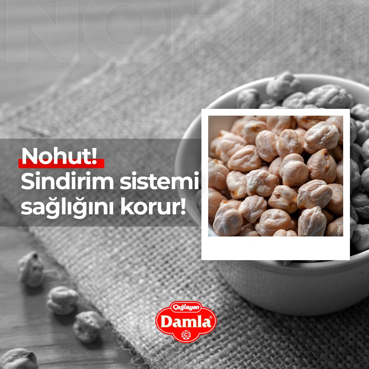 Nohut, yüksek lifli içeriği ile sindirim sistemi sağlığınızı korur!
#DamlaBakliyat #MutfağınızınDostu #SeninLezzetin #BaşkaBirYol #GüvenilirLezzet #DamlanınLezzetleri #fit #sağlıklı #sağlık #sagliklibeslenme #n11 #trendyol #hepsiburada