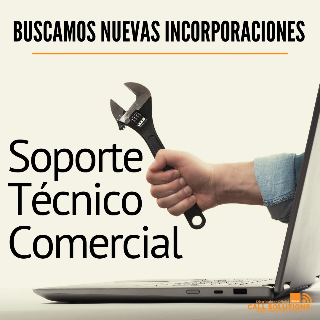 CallsolutionsEs's tweet photo. ¡Buscamos integrantes para nuestro equipo de Call Solutions!
Info: Sueldo fijo + comisiones; vehículo de empresa, teléfono, ordenador... Jordana flexible y más facilidades. 
🧡🧡🧡🧡
¡Para más información ponte en contacto con nosotros! https://t.co/wFKB2SAm4O