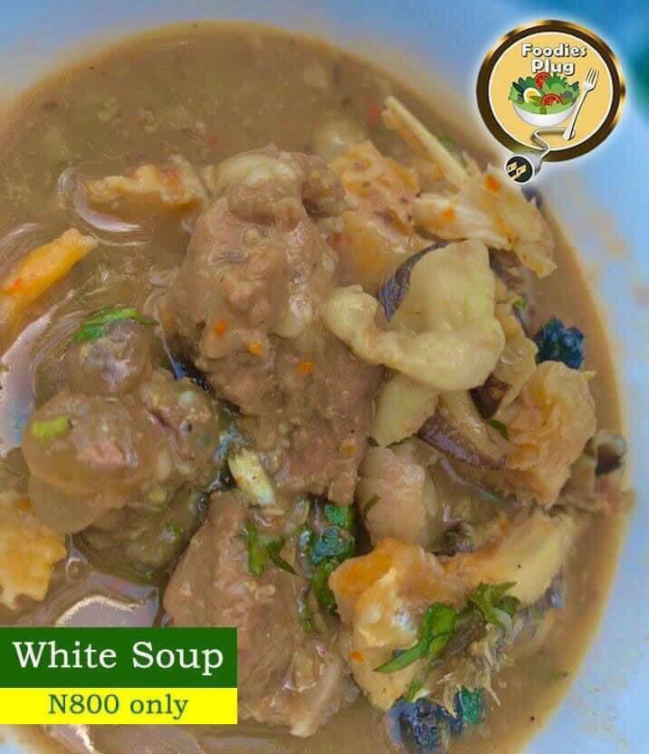 Foodies_Plug's tweet photo. White Soup N800 
Assorted Pepper soup N800 
Fish Pepper Soup N2000 
Fried Rice N800 

Call: 0811 591 3670 to have it delivered to your doorstep! 

Visit: 424 Oron Road, Uyo 
(Opposite Mbiaobong primary school, before the Timber Market junction). #AkwaIbomTwitter https://t.co/CNNsCJ8ofu