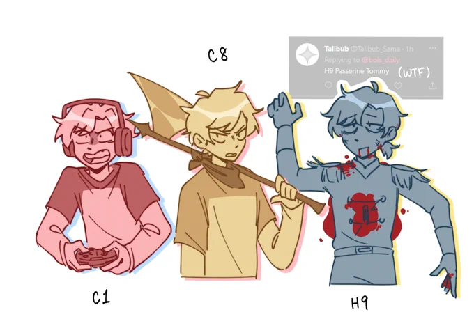 tommys >:)
didn't like how the wilbur ones turned out so i went a little harder on these ones 