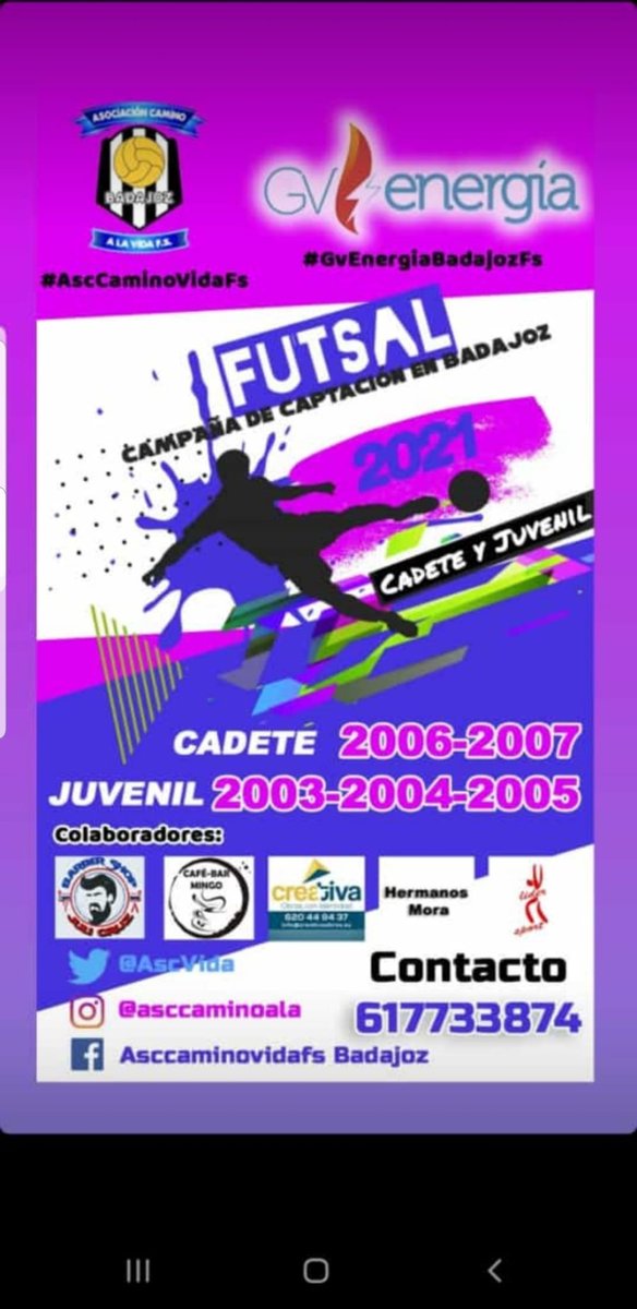 AscVida's tweet photo. Os esperamos para probar con el cadete o el juvenil 💪 https://t.co/RRy49CldPh