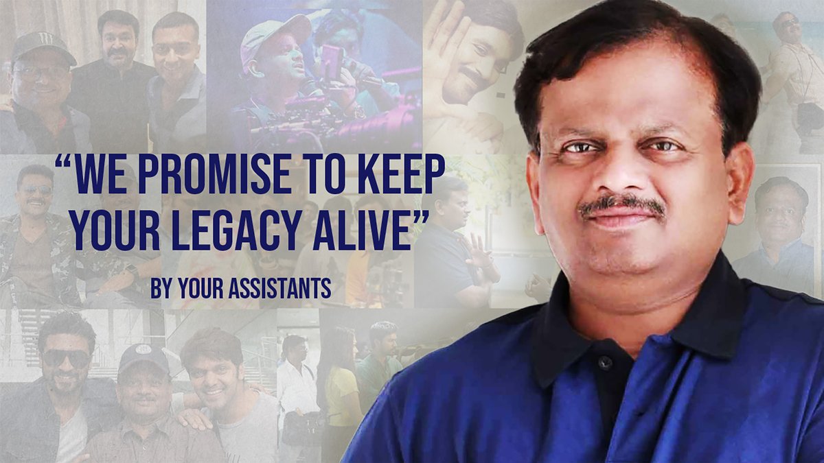 SonyMusicSouth's tweet photo. A humble tribute to the genius creator #KVAnand from his team of assistants.

Watch #GoodByeMaster here 🙏➡️ https://t.co/xtU29G8LRl https://t.co/7phlraggFt