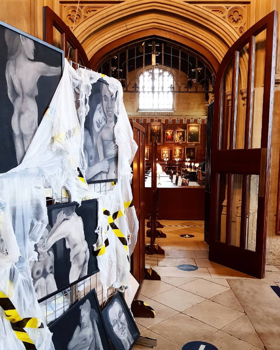KumeriBandara's tweet image. I just completed a new installation for Christ Church Arts Week! Check out my Instagram for more details: instagram.com/p/CPK3pykh7RU/
.
.
.
#christchurchcollege #oxforduniversity #art #artistsontwitter #artwork #queerart #POC