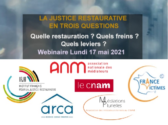 ANMmediation's tweet photo. Après le 14 avril, vous avez participé au webinaire du 17 mai #JusticeRestaurative : Quelle restauration ? Quels freins ? Quels leviers ?

Revivez le 17 mai à travers la vidéo :
https://t.co/vNPy0GzRZB

Restez en contact :
https://t.co/rLWP72k7pS

@IFJR_officiel @FranceVictimes https://t.co/uv1uDnYiDz