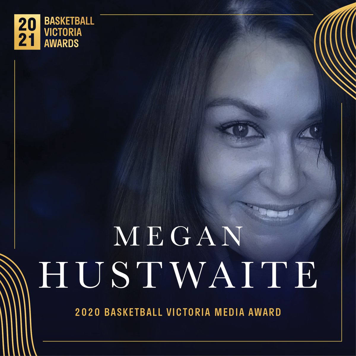 Basketball_Vic's tweet photo. Congratulations to @MeganHustwaite who has won the 2020 Basketball Victoria Media Award! Hustwaite’s passion for basketball as a freelance journalist comes across in her promotion of the sport, its athletes and people across all mediums and publications! #BVAwards https://t.co/Sn7gnLdlTv
