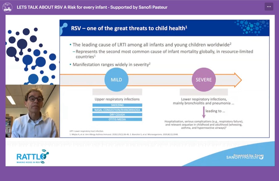 drjfcrodrigues's tweet photo. If you're not on #WalterMargetWorkshop, you can follow the industry symposia! #ESPID2021 has many to choose from: #RSV burden from @sanofipasteur has just begun!
@BontLouis showing us why the RSV fight matters! @ESPIDsociety https://t.co/KMvOyNUjIg