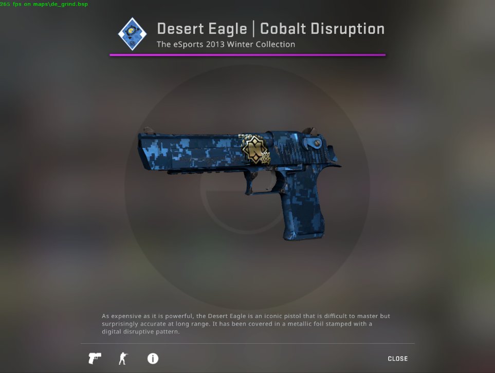 CarstenBaker's tweet photo. GIVEAWAY:

Desert Eagle | Cobalt Disruption (Minimal Wear) 40$

Follow @CarstenTheBaker 
Follow @B0RG_R 
Retweet &amp; Like
@ 2 Friends

Ends on the 28th of May https://t.co/jbL3Moix0a