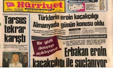 ahisoma's tweet photo. Türkiye'de sözde demokrasi aşıklarının, sandığı etkilemek için oynadığı oyunlar asla değişmiyor. Doksanlarda Erbakan'ı uyuşturucu kaçakçılığı yapmakla suçalayanlar bugün aynı oyunu kuruyorlar. Erbakan'a kayıp trilyon davasını açanlar aynı oyunla 128 milyar doları soruyorlar. https://t.co/Q2E3UwfAdu