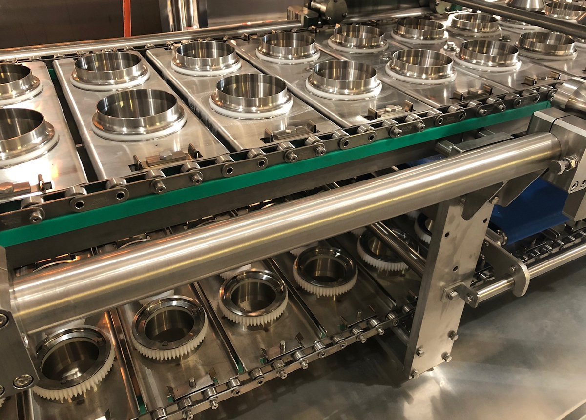 AmtechDev's tweet image. Cell plates for the Servo driven linear index filling machine designed and manufactured in house.
#Manufacturing #Engineeringexcellence #fillingmachine #innovation