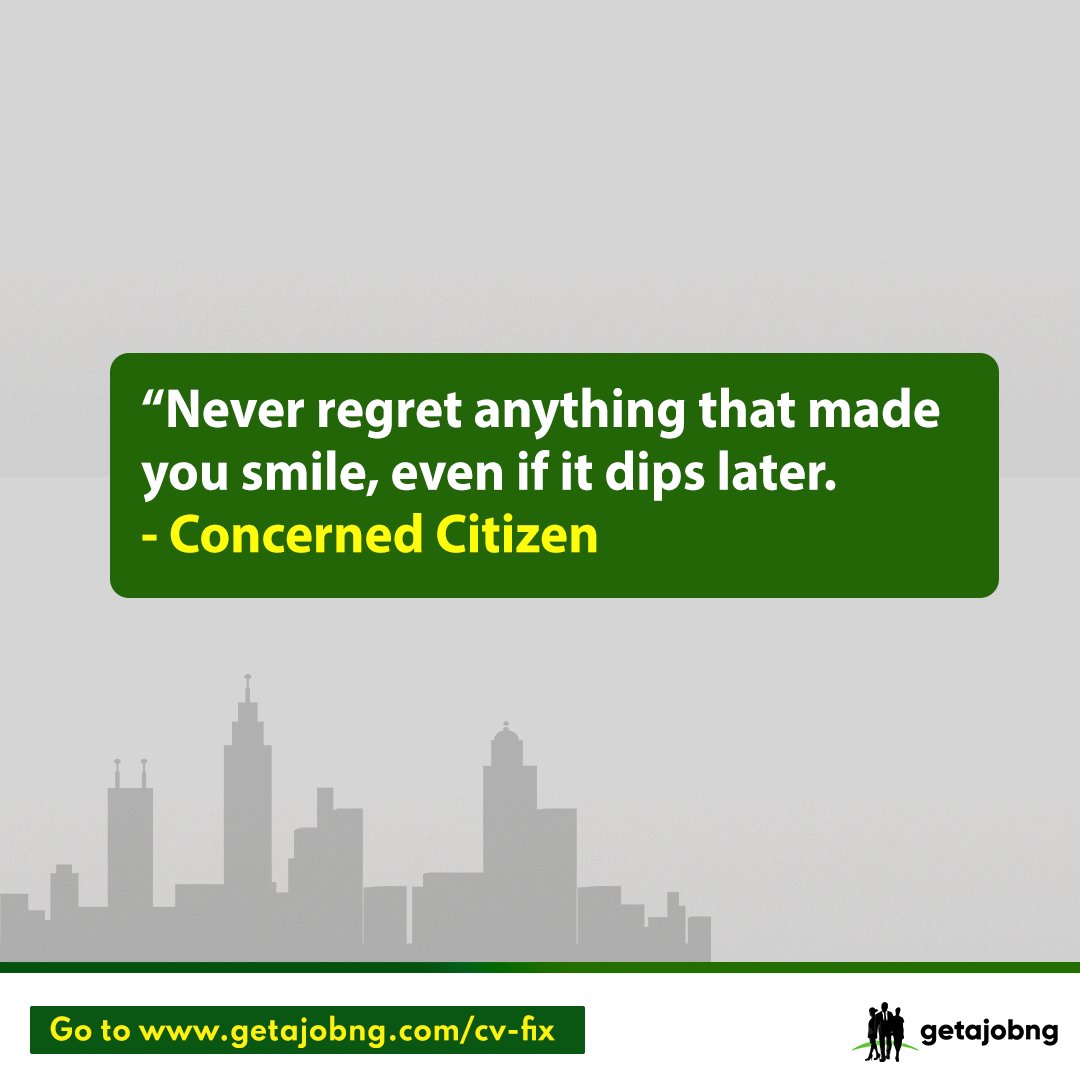 getajobngr's tweet image. Keep holding on. It is not over until you cash in your chips.

#MondayMotivation #Getajobng