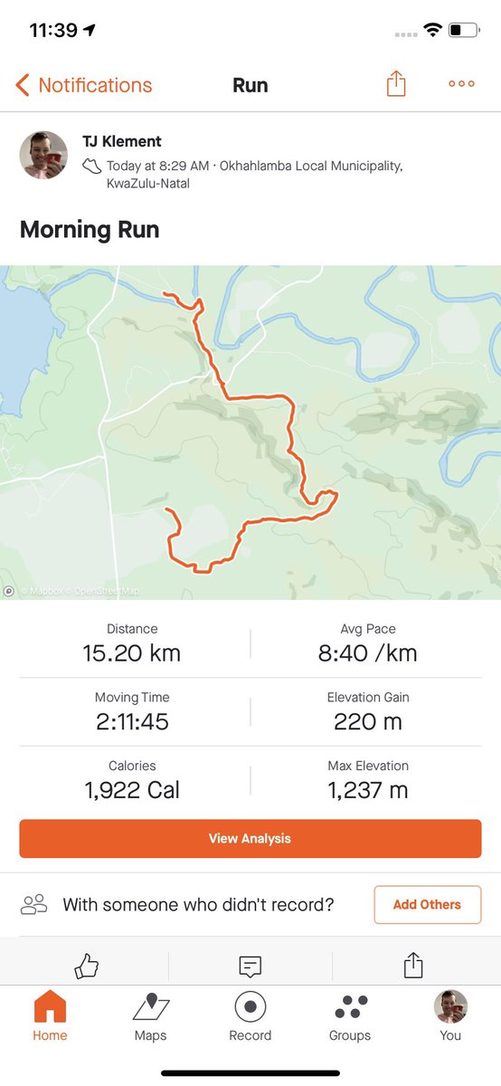 teejay_za_'s tweet photo. This weekend I ran 36km on trails and up a literal cliff so I’m here to say I’m proud of myself and @em_thiel https://t.co/DnePtaSvRY