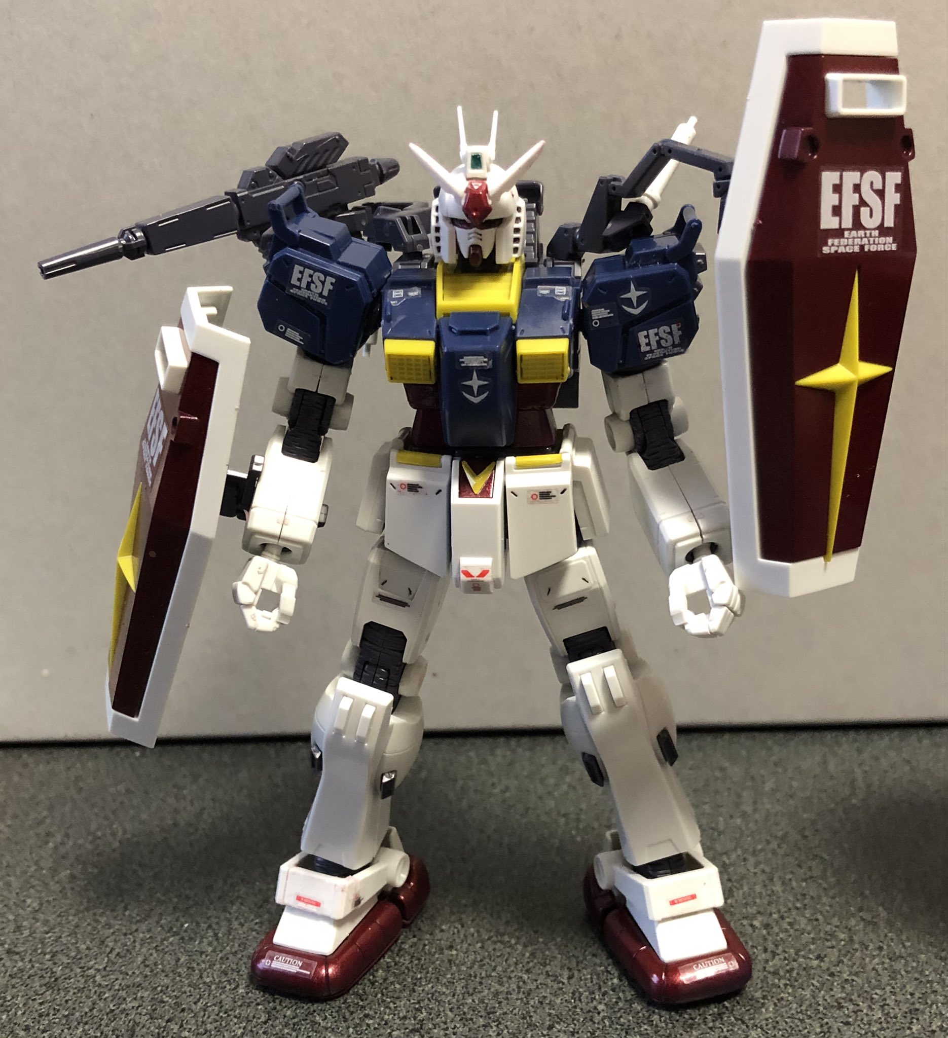 渓流 ガンプラ ガンプラ改造 陸戦型ガンダムs型をrx 78カラーに改造しました 暗いトリコロールが渋い感じに T Co Gziuyrnbvt Twitter