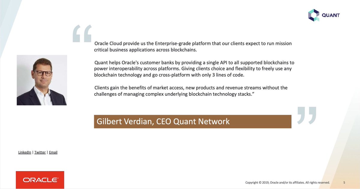 industry_q's tweet photo. @Oracle x @quantnetwork
$QNT #allthebanks #3linesofcode https://t.co/6dfyquz8CN