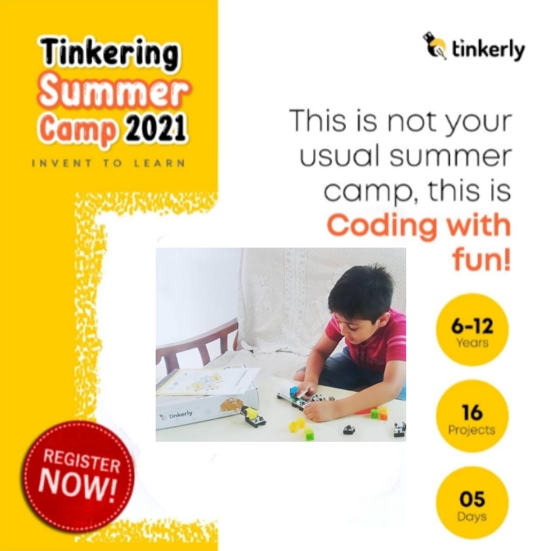 tinkerlygroup's tweet photo. Discover the best way to gain STEM knowledge along with having fun!
Let your child witness the power of experiential learning in a fun &amp; interactive manner!
Hurry Up! Today is the last day for Registrations!
To register, visit https://t.co/ZhpEjZHKOn
.
#virtualcamp  #stemducation https://t.co/Kf9tmPzUF3