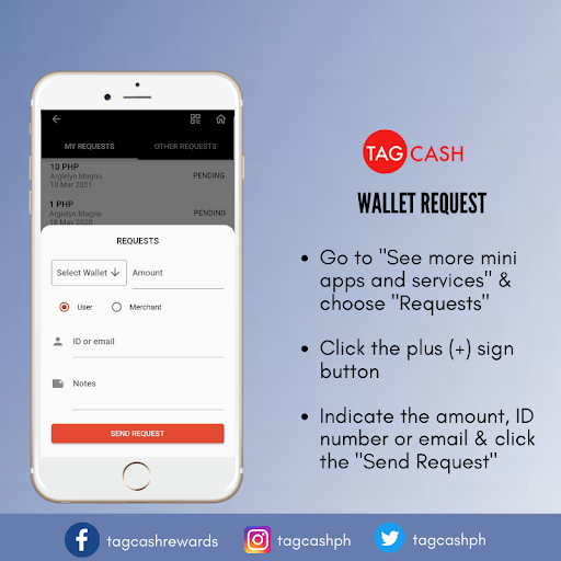 tagcashcom's tweet photo. Here are the ways to transfer money using your Tagcash app.

 Use TAG ID number or Email address
 Scan QR code
 Quickpay
 Wallet request

Note: Fee varies depending on the cash out option
#SwitchToCashless https://t.co/j7Sps0KyIz
