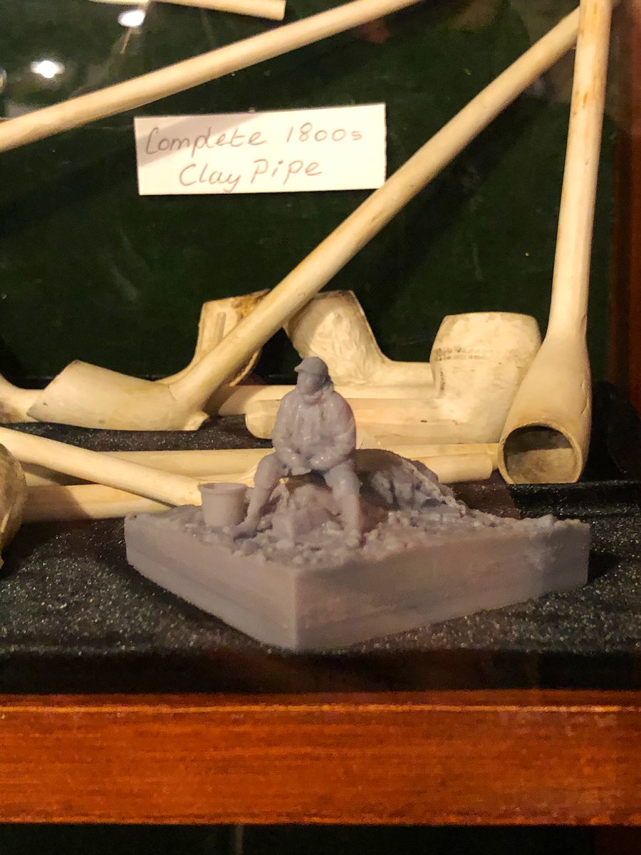 Rothersman's tweet photo. The 3 D photogrammetry models of me sitting on the thames foreshore after a mudlarking trip out with @artfletch and ,18th.c ships timbers and a 18th century ships knee have now been added to my #mudlarking exhibition at #sandsfilms picture research library in Rotherhithe. https://t.co/k8rITo9bEq