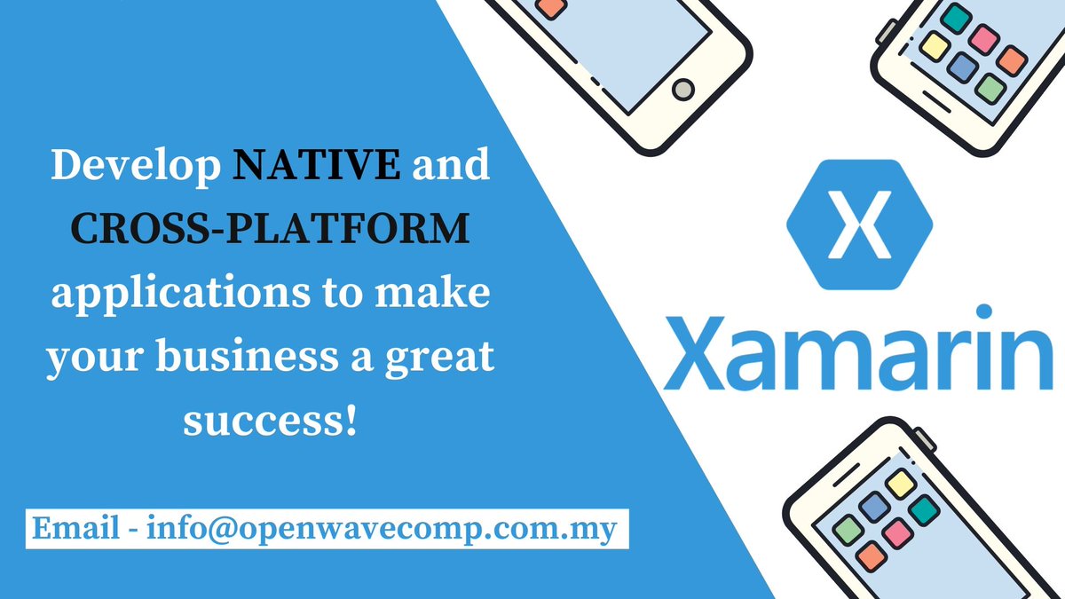 owc_my's tweet image. Want to develop stunning mobile applications such as Android, iOS, and web applications? Contact #Openwave today the best #Xamarinappdevelopment company in Malaysia to make your dream come into reality! bit.ly/2GBryY4