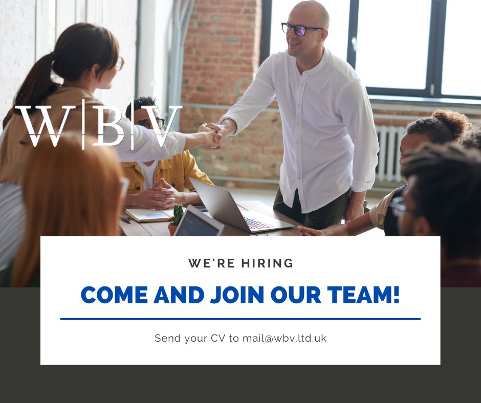 WBVAccountants's tweet photo. ❗️WE'RE HIRING❗
We are looking to further expand our fantastic team!
We are currently looking for ambitious individuals within our accounts and tax departments. 
Further details on our current opportunities detailed here ⬇⬇
https://t.co/4QtcT3CSV0 https://t.co/G8MdzxVubn