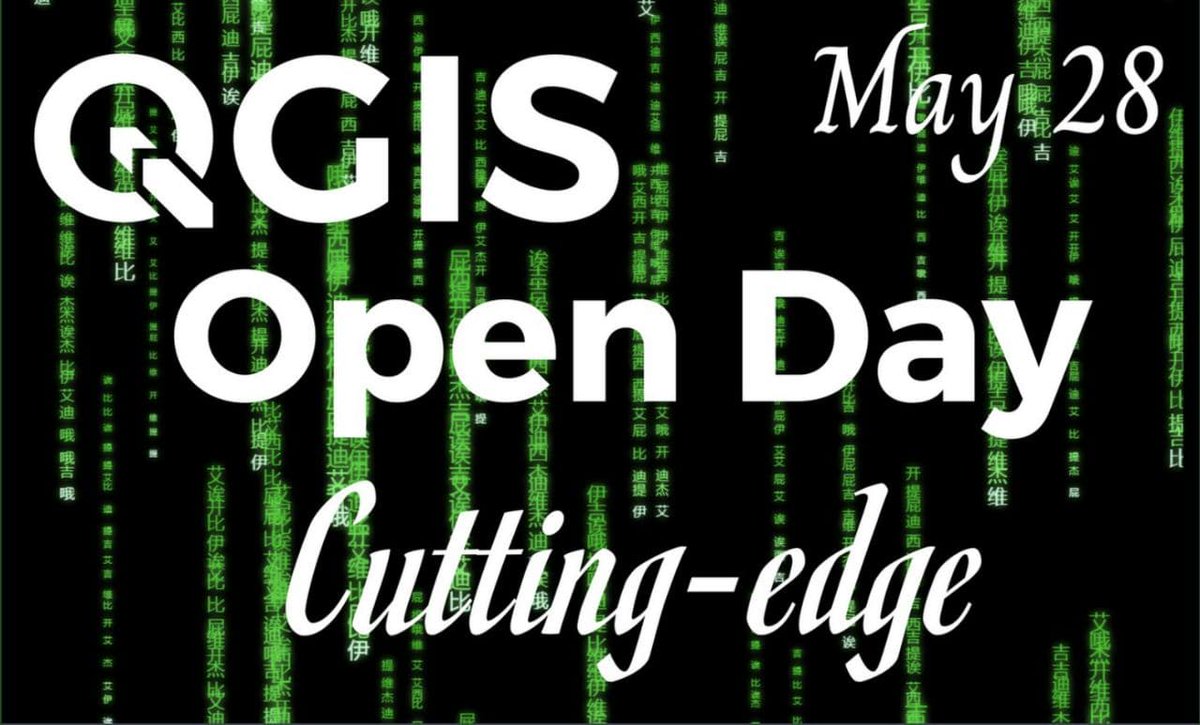 The #QGISOpenDay - Cutting Edge is starting up. QGIS Cutting Edge is all about new features and new ideas. Check out the event wiki: github.com/qgis/QGIS/wiki…. If you want to present a session add yourself to the growing program.