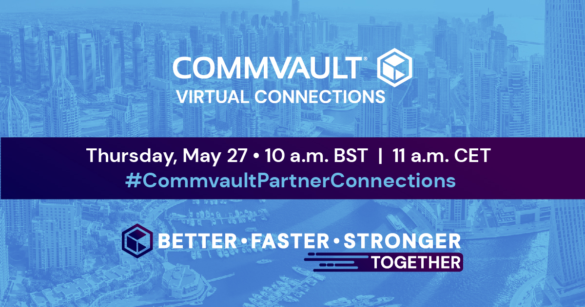 #CommvaultPartnerConnections is all about how we all succeed, together🤝. This year, #Commvault is looking ahead and we want to share how we can go beyond success, to be better, faster, and stronger—together. The future is bright💡! Join us on May 27 ow.ly/WXaf102KomM