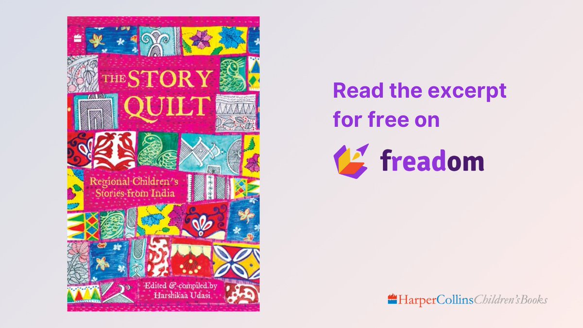getfreadom's tweet photo. Want to read a crazy story about a ghost who likes to use the computer? Read it now on the fREADom app! https://t.co/AevjlGWTgO
This extract is taken from THE STORY QUILT published by @HarperCollinsCh
.
#getfreadom #freadomapp #edtech
#regionalstories #indiankidlit https://t.co/JN72RoBcSk